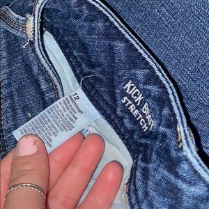 American eagle kick boot cut jeans size 12.  SHORT